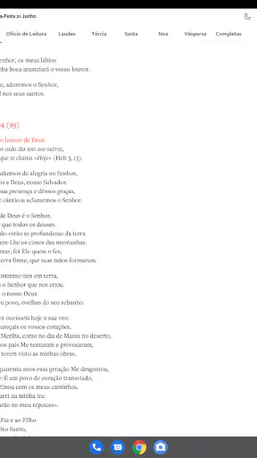 Liturgia Das Horas screenshot