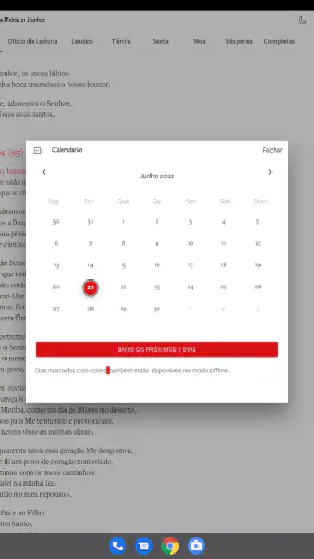 Liturgia Das Horas screenshot