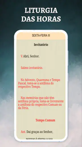 Liturgia das horas - Vésperas screenshot