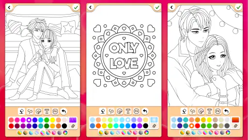 Livro Valentim para colorir screenshot