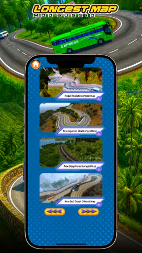 Longest Map Mod Bussid screenshot