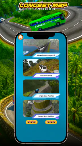 Longest Map Mod Bussid screenshot