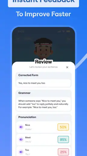 LunaSpeak: AI Speaking Coach screenshot