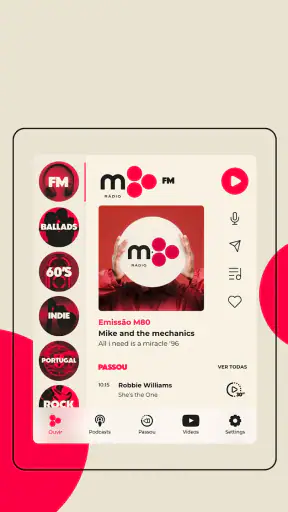 M80 Rádio Portugal screenshot