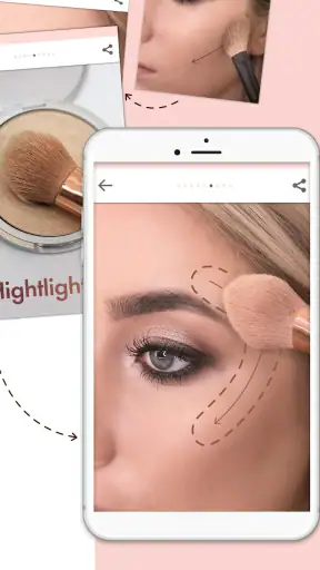 Makeup Tutorial de maquiagem screenshot