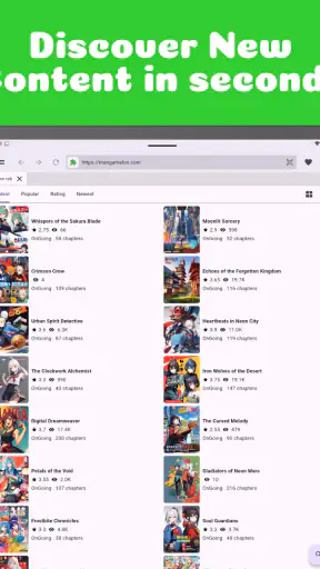 Manga Explorer - Manga Reader screenshot