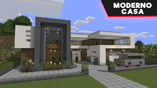Mapa de Casa Moderna Minecraft screenshot