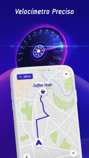 Mapas offline, GPS-velocímetro screenshot