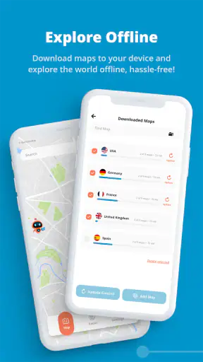 MapXplorer: Navegação, Radar screenshot