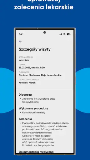 Medicover OnLine screenshot