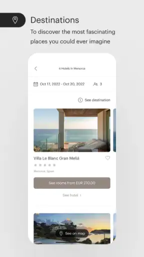 Meliá: Reserve hotéis e resort screenshot