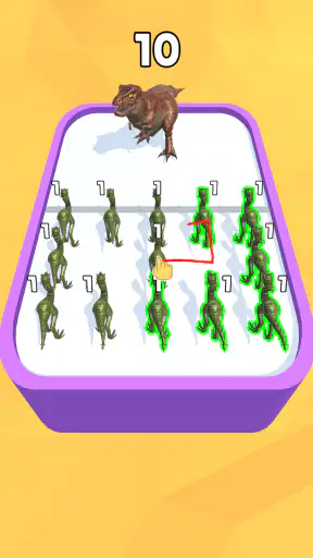 Merge Master - Jogo Dinossauro screenshot