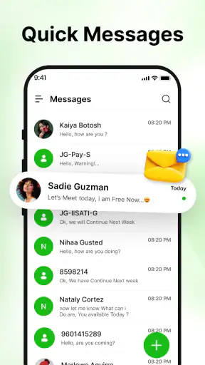 Messages Home: SMS Texting App screenshot