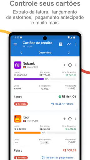 Minhas Finanças: Controle e IA screenshot