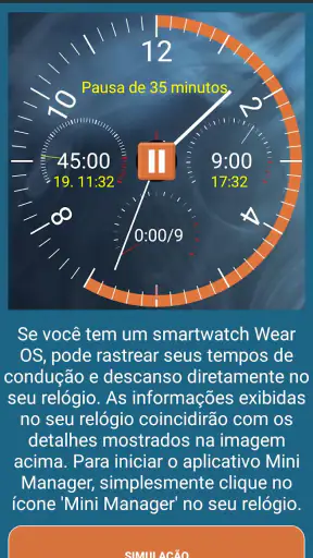 Mini gerente do caminhoneiro screenshot