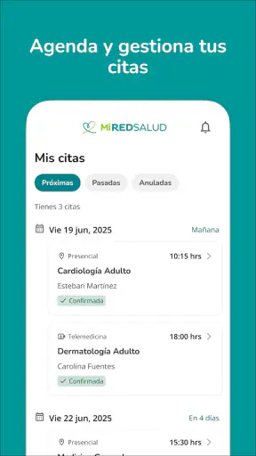 MiRedSalud screenshot