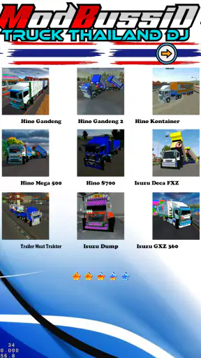 Mod Bussid Truck Thailand DJ screenshot