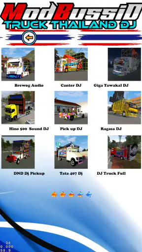 Mod Bussid Truck Thailand DJ screenshot