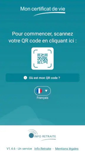 Mon certificat de vie screenshot