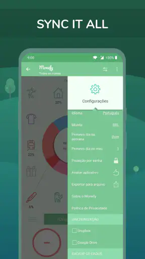 Monefy - Gerente de orçamento screenshot