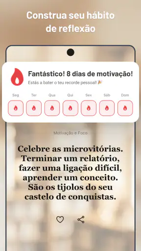 Motivação Diária - Pensador screenshot