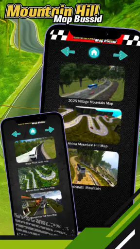 Mountain Hill Map Bussid screenshot
