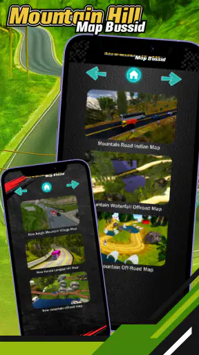 Mountain Hill Map Bussid screenshot