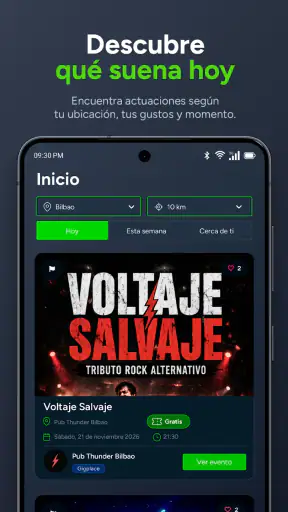Música en vivo cerca de ti screenshot