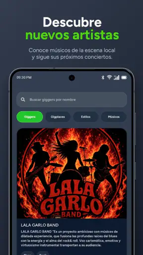Música en vivo cerca de ti screenshot