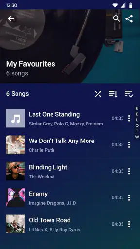 Música mp3 - Music Player screenshot