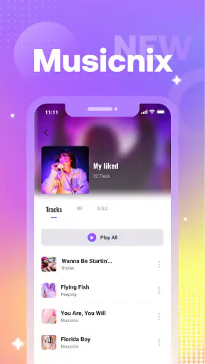 Musicnix - MP3 Player screenshot