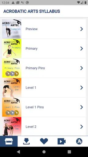 My Acro App screenshot