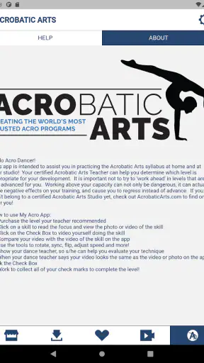 My Acro App screenshot