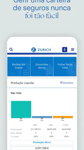 MyZurich screenshot