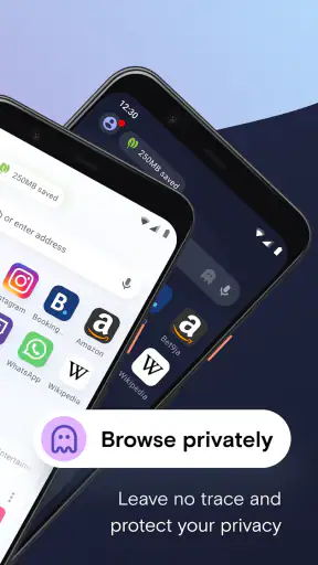 Navegador Opera Mini beta screenshot