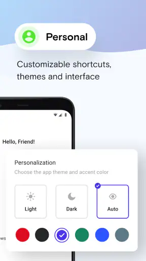 Navegador Opera Mini beta screenshot