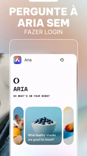 Navegador privado Opera com IA screenshot