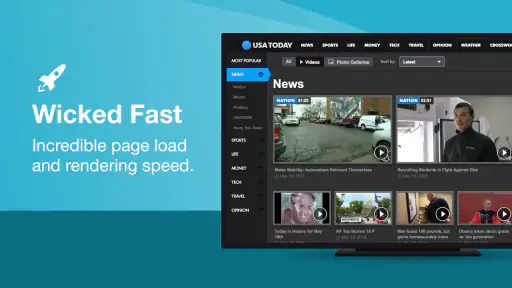 Navegador Puffin TV screenshot