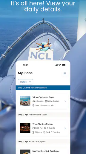 Norwegian Cruise Line screenshot