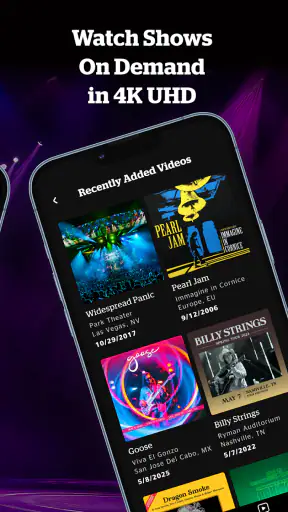 nugs.net - músicas ao vivo screenshot