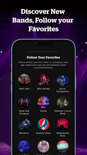 nugs.net - músicas ao vivo screenshot
