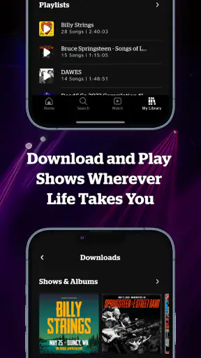 nugs.net - músicas ao vivo screenshot