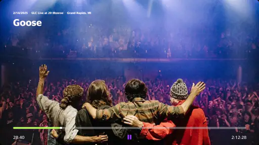 nugs.net - músicas ao vivo screenshot