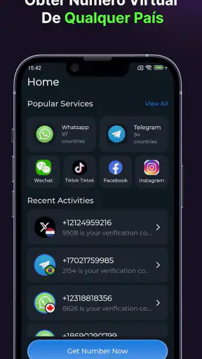 Número Virtual SMS - SmsCode screenshot