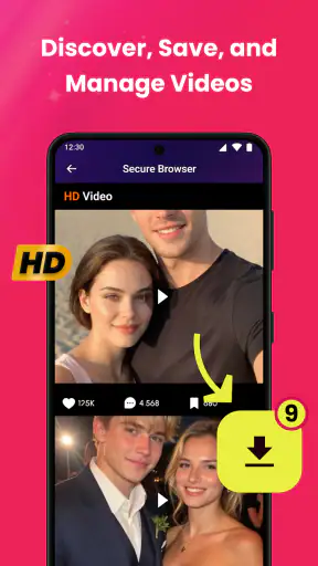 OneClick Downloader-Fast HD screenshot