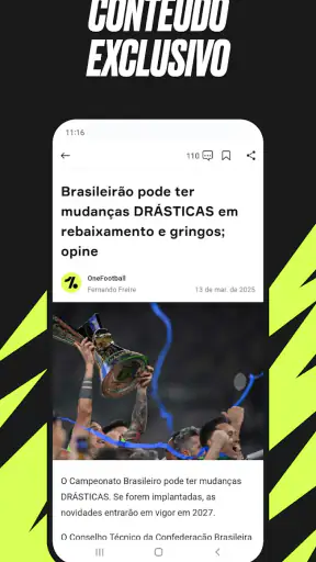 OneFootball Resultados Futebol screenshot