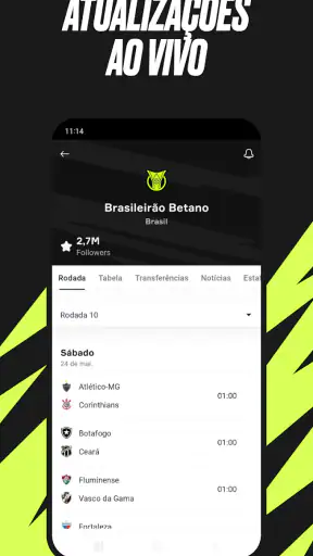 OneFootball Resultados Futebol screenshot