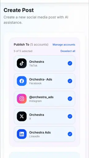 Orchestra Ads screenshot