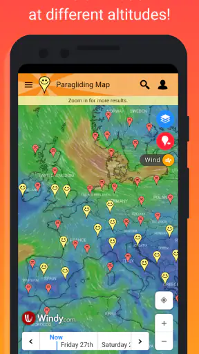 Paragliding Map screenshot