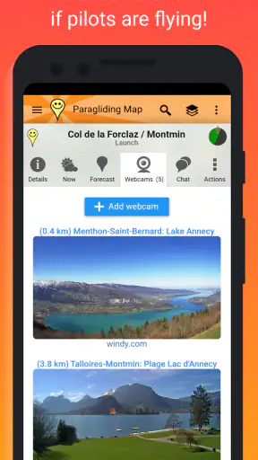 Paragliding Map screenshot